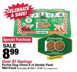 Bi-Mart Purina Dog Chow Variety Pack offer