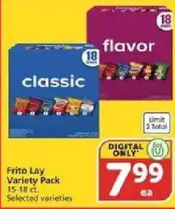 Vons Frito Lay Variety Pack offer