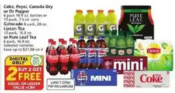 Vons Coke, Pepsi, Canada Dry or Dr Pepper offer