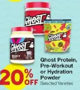 United Supermarkets Ghost Protein, Pre-Workout or Hydration Powder offer