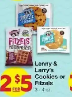 United Supermarkets Lenny & Larry's Cookies or Fitzels offer