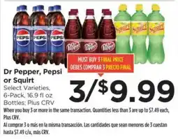Food 4 Less Dr Pepper, Pepsi or Squirt offer