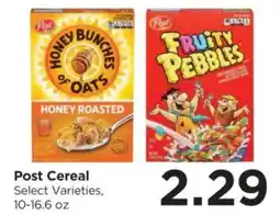Food 4 Less Post cereal offer