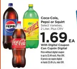 Food 4 Less Coca-Cola, Pepsi or Squirt offer