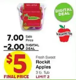 United Supermarkets Fresh Sweet Rockit Apples offer