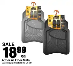 Bi-Mart Armor All Floor Mats offer