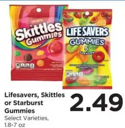 Food 4 Less Lifesavers, Skittles or Starburst Gummies offer
