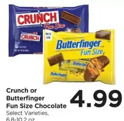 Food 4 Less Crunch or Butterfinger Fun Size Chocolate offer