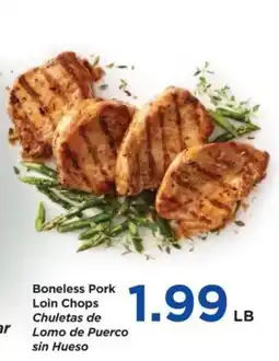 Food 4 Less Boneless Pork Loin Chops offer