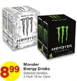 United Supermarkets Monster Energy Drinks offer