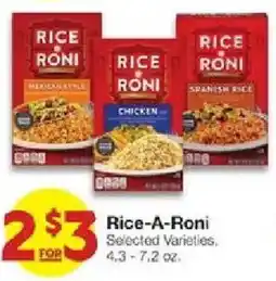 United Supermarkets Rice-A-Roni Selected Varieties offer