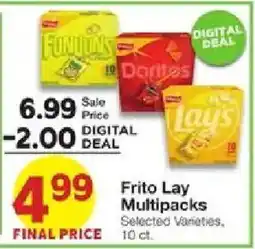 United Supermarkets Frito Lay Multipacks offer