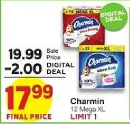 United Supermarkets Charmin 12 Mega XL offer