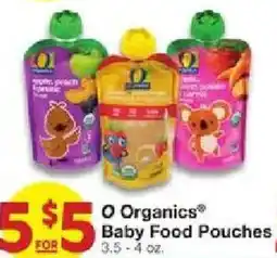 United Supermarkets O Organics Baby Food Pouches offer