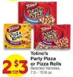 United Supermarkets Totino's Party Pizza or Pizza Rolls offer