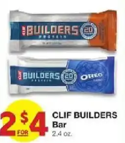 United Supermarkets Clif Builders Bar offer