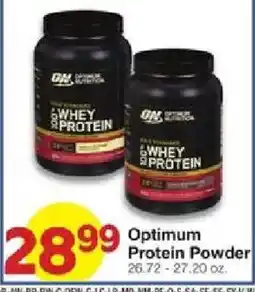 United Supermarkets Optimum Protein Powder offer