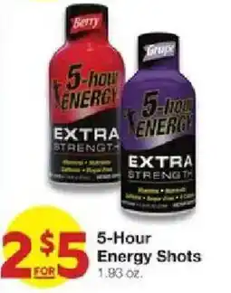 United Supermarkets 5-Hour Energy Shots offer