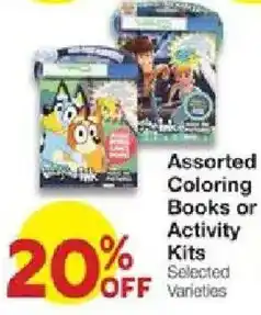 United Supermarkets Assorted Coloring Books or Activity Kits offer