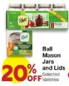 United Supermarkets Ball Mason Jars and Lids offer