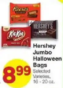 United Supermarkets Hershey Jumbo Halloween Bags offer