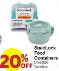 United Supermarkets SnapLock Food Containers offer