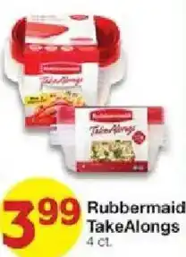 United Supermarkets Rubbermaid TakeAlongs offer