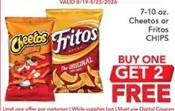 Pete's Fresh Market Cheetos or Fritos Chips offer