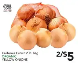 Pete's Fresh Market Peri Sons Farms Organic Yellow Onions offer