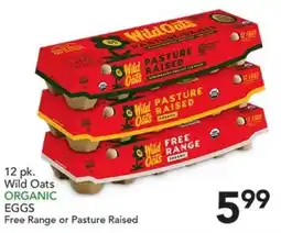 Pete's Fresh Market Wild Oats organic eggs offer