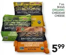 Pete's Fresh Market British organic dairy co cheddar cheese offer