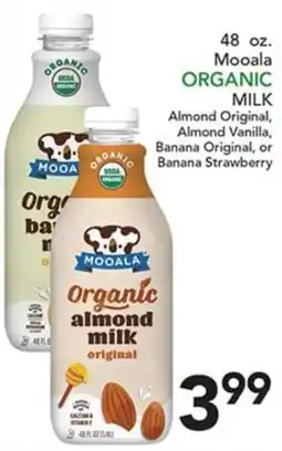 Pete's Fresh Market Mooala organic almond milk offer