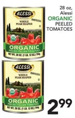 Pete's Fresh Market Alessi organic peeled italian tomatoes offer