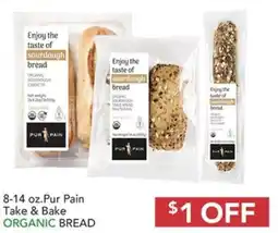 Pete's Fresh Market Pur Pain Organic Bread offer