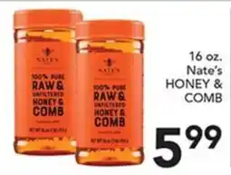 Pete's Fresh Market Nate's honey & comb offer
