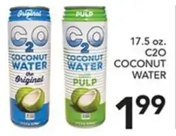 Pete's Fresh Market C2O coconut water offer