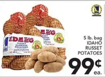 Idaho russet potatoes