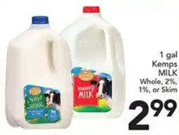Pete's Fresh Market Kemps milk offer