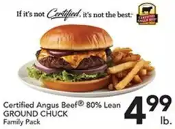 Pete's Fresh Market Certified Angus Beef Ground Chuck offer