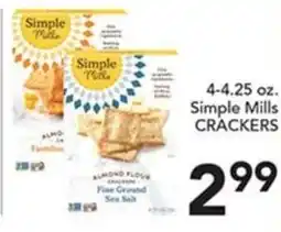 Pete's Fresh Market Simple Mills Crackers offer