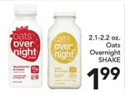 Pete's Fresh Market Oats Over Night Shake offer