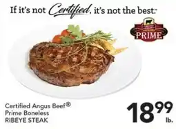 Pete's Fresh Market Certified Angus Beef® Prime Boneless Ribeye Steak offer