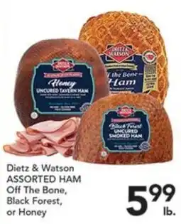 Pete's Fresh Market Dietz & Watson assorted ham offer