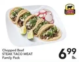 Pete's Fresh Market Chopped Beef Steak Taco Meat offer