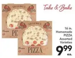 Pete's Fresh Market Take & Bake Pizza offer