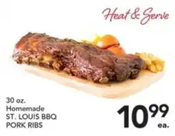 Pete's Fresh Market Homemade St. Louis BBQ Pork Ribs offer