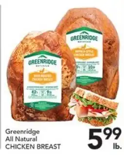 Pete's Fresh Market Greenridge all natural chicken breast offer