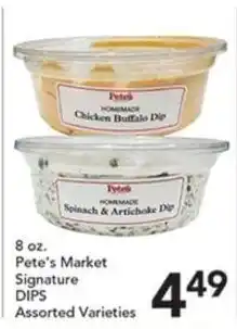 Pete's Fresh Market Pete's Market Signature Dips offer