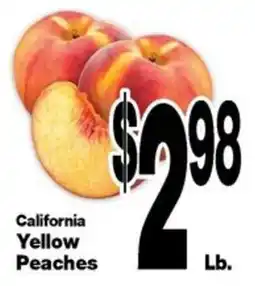 Super Saver California Yellow Peaches offer