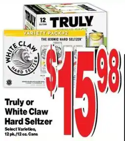 Super Saver Truly or White Claw Hard Seltzer offer